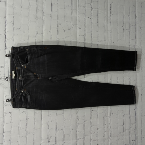 Eileen Fisher Black Crop Jeans Sz 6P - Picture 3 of 7
